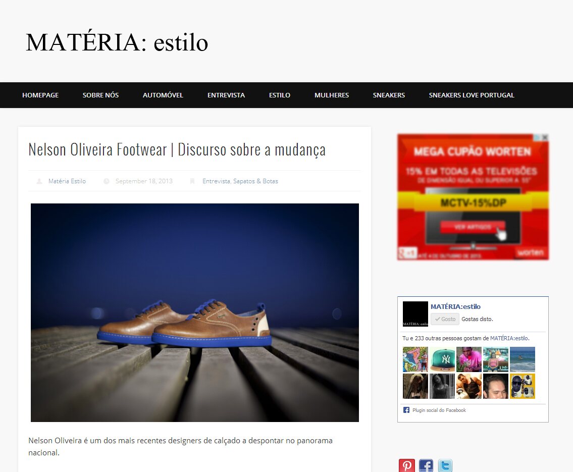 MATÉRIA:estilo
